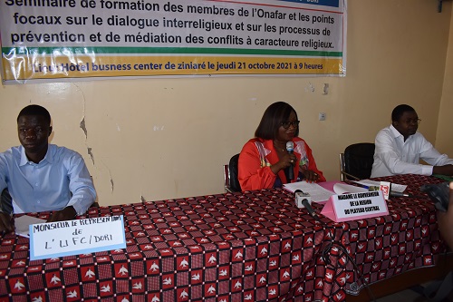 Dialogue interreligieux : l’ONAFAR outille ses membres et ses points focaux